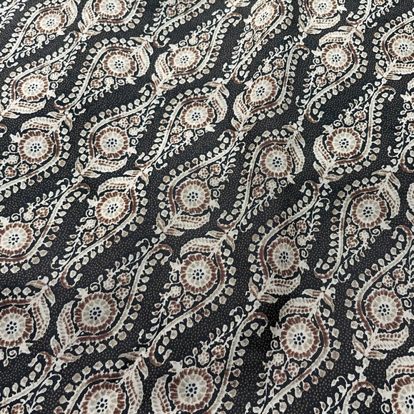 Emma James Dark Floral Paisley Pull On Reversible Midi Skirt 12 Fairy Boho Y2K - Picture 5 of 8